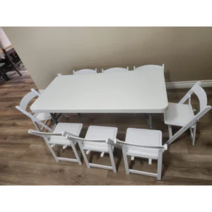 White Resin Chairs