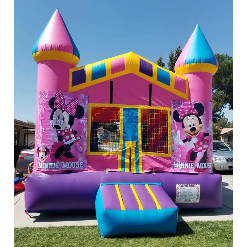 Yellow Castle 13x13 Minnie y Mickey