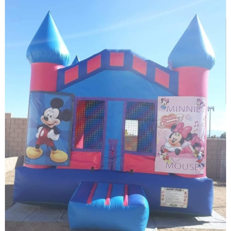 Pink castle 13x13 Minnie y Mickey